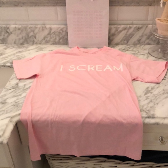 New! Museum of Ice Cream “I scream” Pink T- shirt - Picture 4 of 6